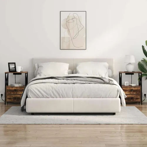 Noćni ormar Dimljeni hrast 40 x 31 x 60 cm Konstruirano drvo - Dimljeni hrast 1 Cijena