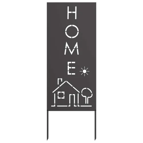 Privatnost u vrtu Crna 50 x 140 cm Hladno valjana čelična - Crna Abeceda 50 x 140 cm Cijena