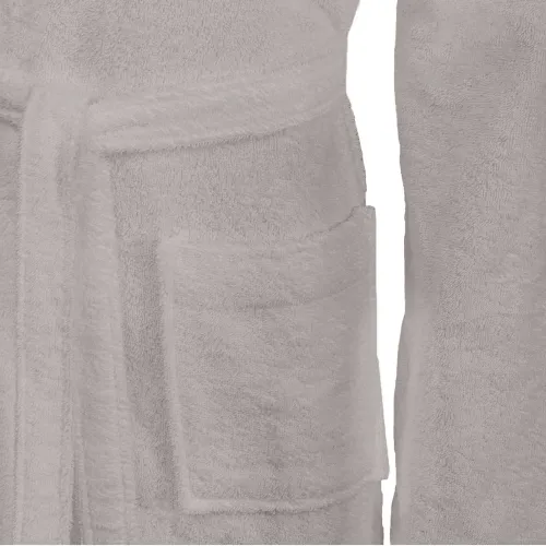 Kućni ogrtač KINN Siva XL Pamuk - Siva XL s kapuljačom Cijena