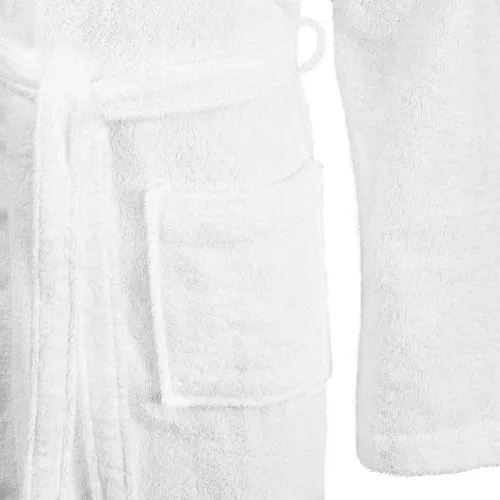Kućni ogrtač KINN Bijela XXL Pamuk - Bijela XXL bez kapuljače Cijena