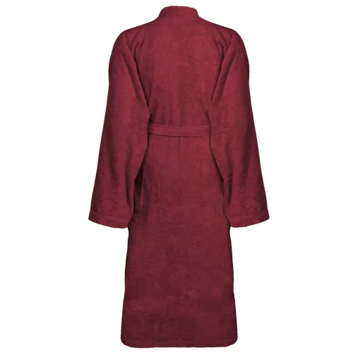 Kućni ogrtač KINN Crvena XL Pamuk - Bordo XL bez kapuljače Cijena