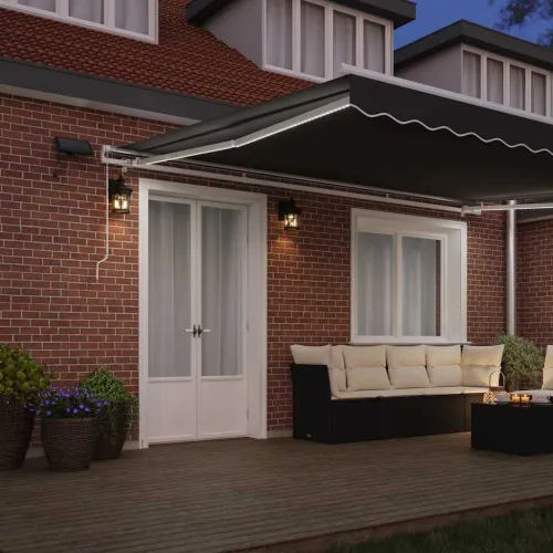 Okvir tende Bijela 450 × 300 cm Aluminij - Bijela 4,5 × 3 m Ručni (s solarnim i LED-om) Cijena