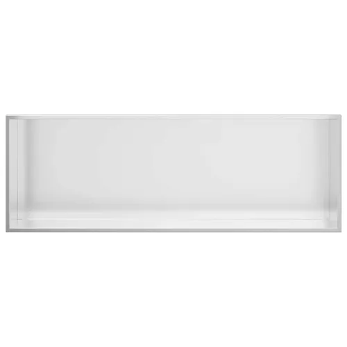 Ničica za tuš Srebrna 90 x 30 x 9,5 cm Nehrđajući čelik - Četkani srebrni 90 x 30 x 9,5 cm Cijena