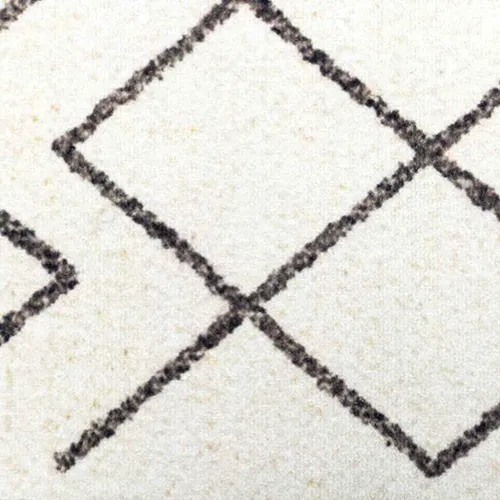 Kuhinjski Tepih Bijelo 300 x 60 cm Baršun - Geometrijski 60 x 300 cm Cijena