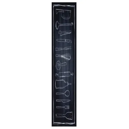 Kuhinjski Tepih Crna 300 x 60 cm Baršun - Chefov prostor 60 x 300 cm Cijena
