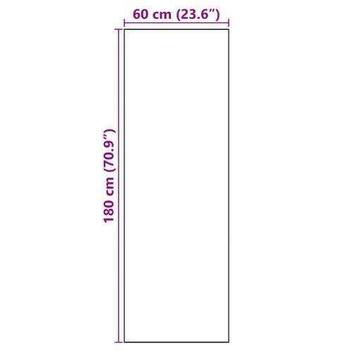 Kuhinjski Tepih Bijelo 180 x 60 cm Baršun - Geometrijski 60 x 180 cm Cijena