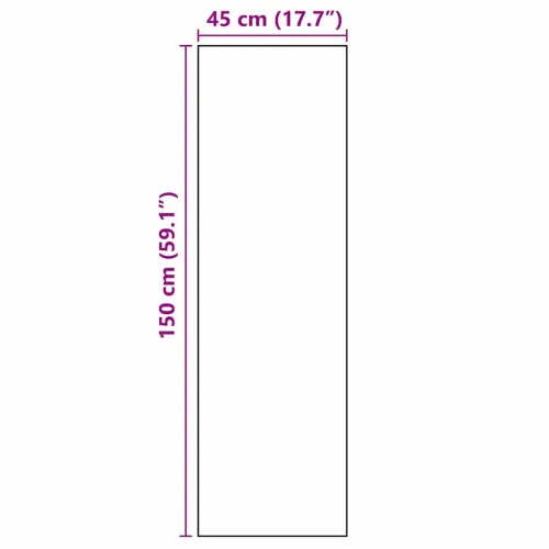 Kuhinjski Tepih Crna 150 x 45 cm Baršun - Chefov prostor 45 x 150 cm Cijena