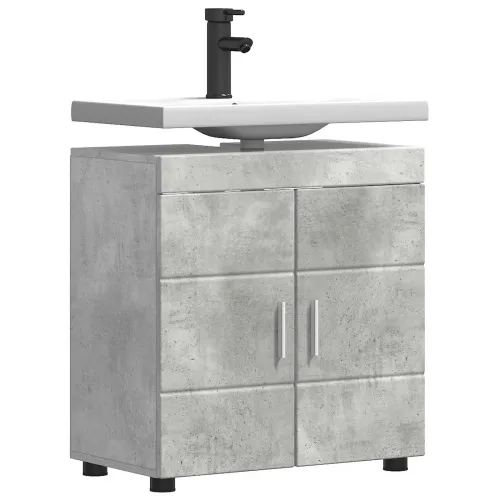 Set ormarića za kupaonicu TULUM Betonski sivi 60 x 34 x 63 cm - Betonsko siva Ormarić za umivaonik Cijena