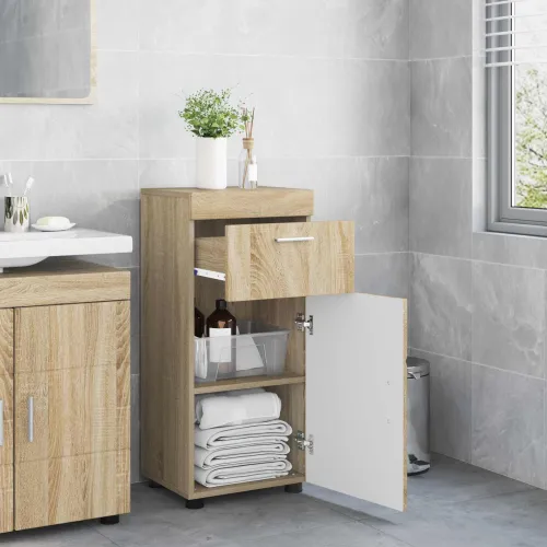 Set ormarića za kupaonicu TULUM Sonoma hrast 37 x 31,5 x 82 cm - sonoma hrast Ormarić s ladicom Cijena