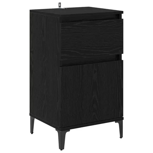 Noćni ormar Crni hrast 40 x 35 x 70 cm Konstruirano drvo - Crni hrast 1 Cijena