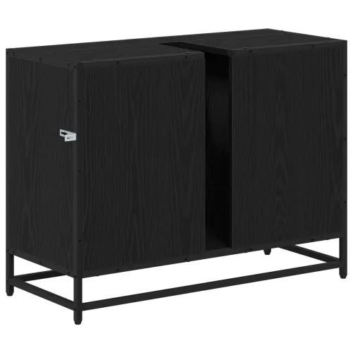 Kupaonski ormar Crni hrast 80 x 33 x 60 cm Konstruirano drvo - Crni hrast Cijena