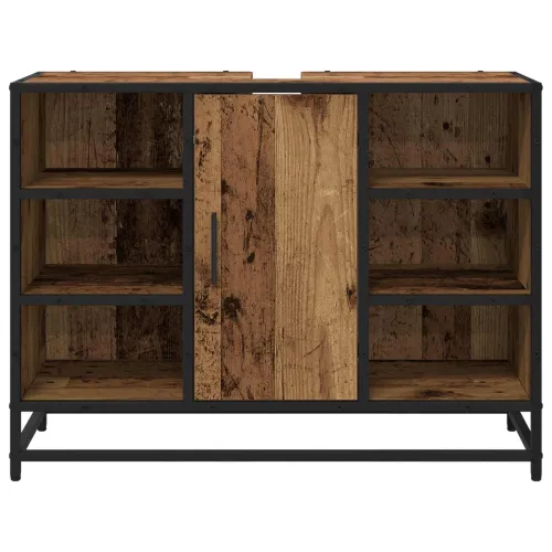 Kupaonski ormar Staro drvo 80 x 33 x 60 cm Konstruirano drvo - Staro drvo Cijena