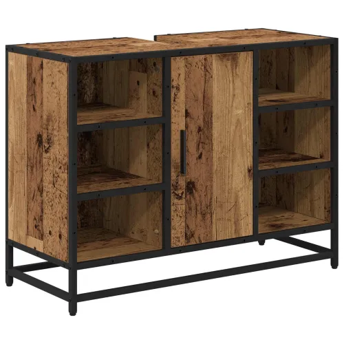 Kupaonski ormar Staro drvo 80 x 33 x 60 cm Konstruirano drvo - Staro drvo Cijena