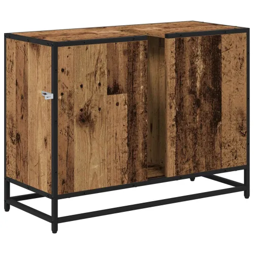Kupaonski ormar Staro drvo 80 x 33 x 60 cm Konstruirano drvo - Staro drvo Cijena