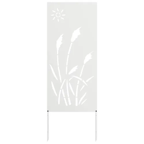 Privatnost u vrtu Bijelo 50 x 140 cm Hladno valjana čelična - Bijela Sunce 50 x 140 cm Cijena
