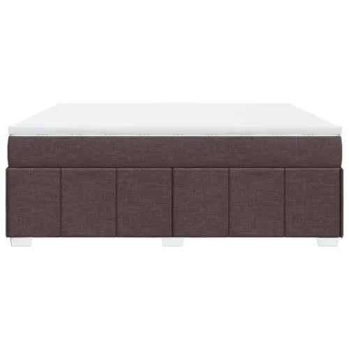 Boxspring - Krevet s oprugama i madracem tamnosmeđi 180x200 cm tkanina - Tamno smeđa 180 x 200 cm Cijena