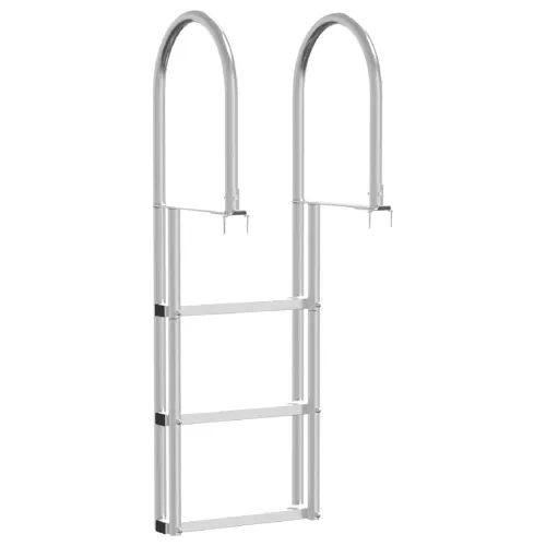 Ljestve za dok s 3 koraka Srebrno 45 x 11,5 x 134 cm Aluminij - 45 x 11,5 x 134 cm Cijena