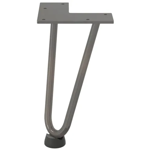 Noge s ukosnicama za stolić za kavu 4 kom. Prirodni čelik 20 cm Puni čelik - Prirodna 20 cm 2 rods Cijena