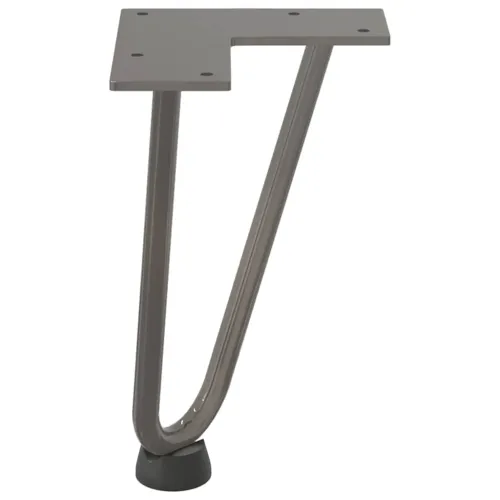 Noge s ukosnicama za stolić za kavu 4 kom. Prirodni čelik 20 cm Puni čelik - Prirodna 20 cm 2 rods Cijena
