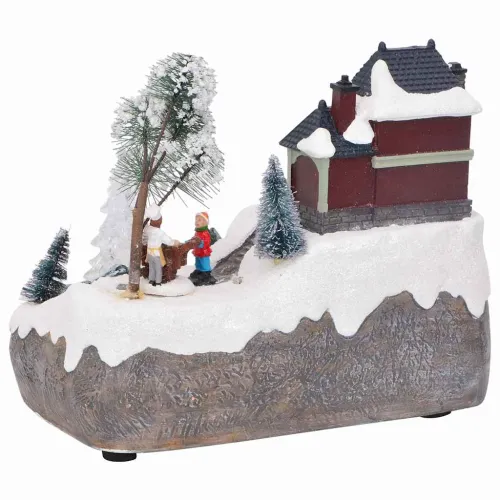 Božićni stol Šareni 23,5 x 16 x 18,5 cm Smola Cijena