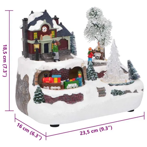 Božićni stol Šareni 23,5 x 16 x 18,5 cm Smola Cijena
