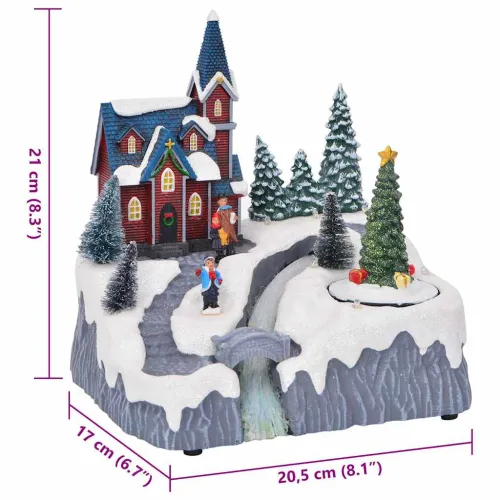 Dekoracija Božićnog Sela 20,5 x 17 x 21 cm Plastika Šareni Cijena
