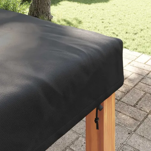 Pokrov za stol 142 x 142 x 15 cm Četvrtasti Vodootporan Crna - 210D Oxford tkanina 142 x 142 x 15 cm Cijena
