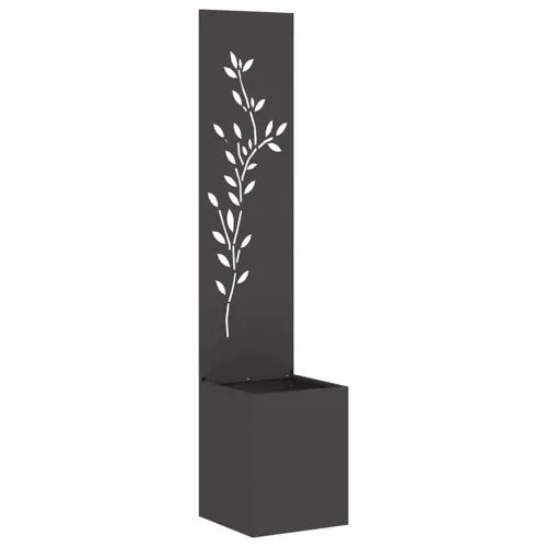 Privatnost u vrtu Crna 32 x 32 x 150 cm Hladno valjana čelična - Crna List 32 cm Cijena