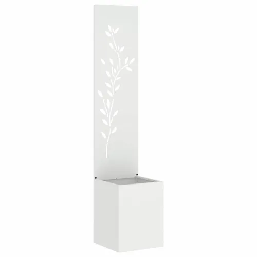 Privatnost u vrtu Cvjetni Bijelo 32 x 32 x 150 cm - Bijela List 32 cm Cijena