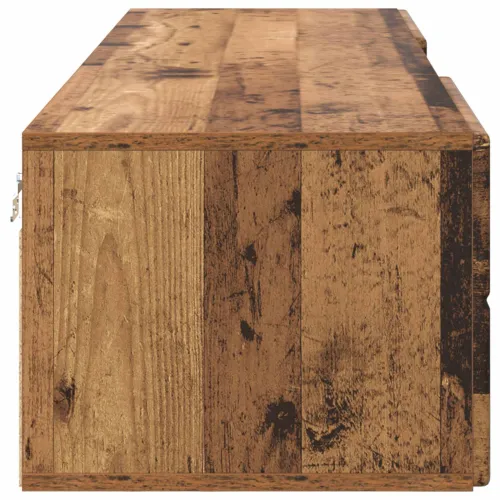 Drveni ormar 150 x 39 x 30 cm Staro drvo Konstruirano drvo - Staro drvo TV ormarić s 2 ladice Cijena