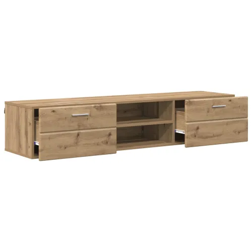 Drveni ormar 150 x 39 x 30 cm Umjetnički hrast - Zanatski hrast TV ormar s 2 ladice Cijena