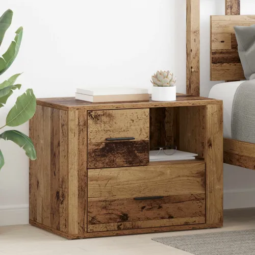 Noćni ormar Staro drvo 35 x 60 x 50 cm Konstruirano drvo - Staro drvo Cijena