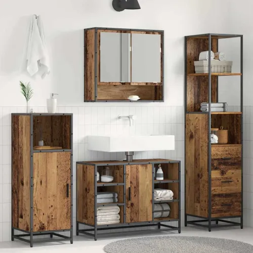 Set namještaja za kupaonicu Staro drvo 35 x 37,5 x 166 cm - Staro drvo Cijena