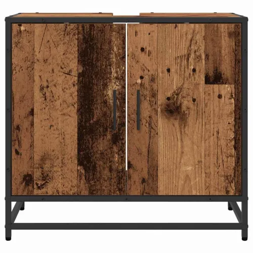 Kupaonski ormarić za sudoper Staro drvo 65 x 33 x 60 cm - Staro drvo Cijena