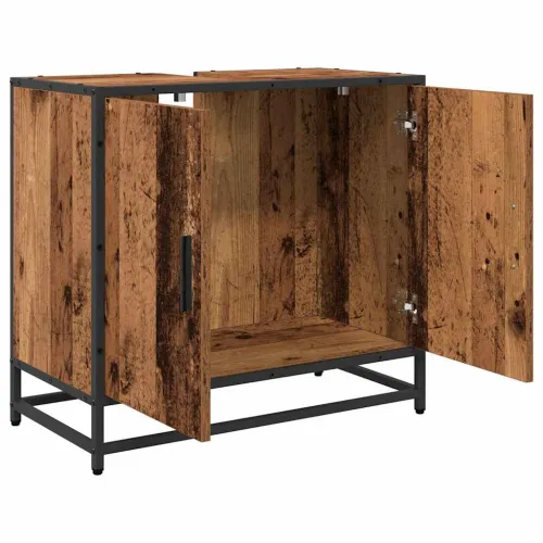Kupaonski ormarić za sudoper Staro drvo 65 x 33 x 60 cm - Staro drvo Cijena