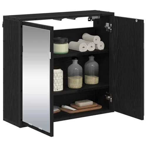 Zidna polica Crni hrast 65 x 20 x 60 cm - Crni hrast Cijena