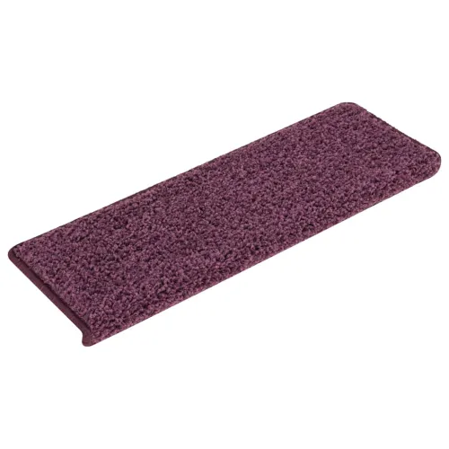 Prostirke za stepenice 30 kom 65x21x4 cm tamnoljubičaste pravokutne rubove - Tamnoljubičasta 30 Cijena