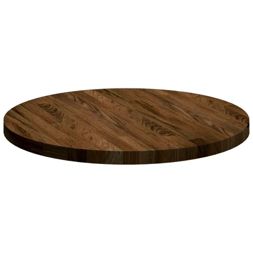 Gornji dio stola Ø 50 x 2,5 cm Kružni Čvrsto Hrastovo Drvo - Tamno smeđa Ø 50 x 2,5 cm Cijena