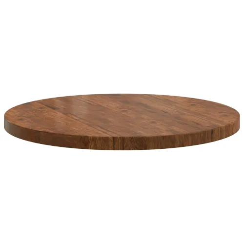 Gornji dio stola Ø 80 x 4 cm Kružni Čvrsto Hrastovo Drvo - Svjetlosmeđa Ø 80 x 4 cm Cijena