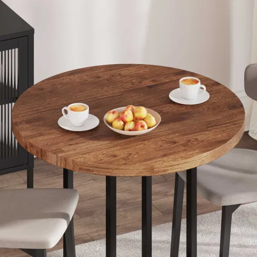 Gornji dio stola Ø 90 x 4 cm Kružni Čvrsto Hrastovo Drvo - Svjetlosmeđa Ø 90 x 4 cm Cijena