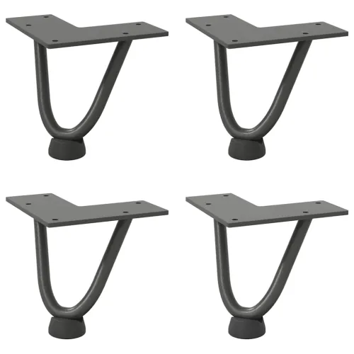Noge s ukosnicama za stolić za kavu 4 kom. antracit 10 cm puni čelik - Antracit 10 cm 1 2 rods Cijena