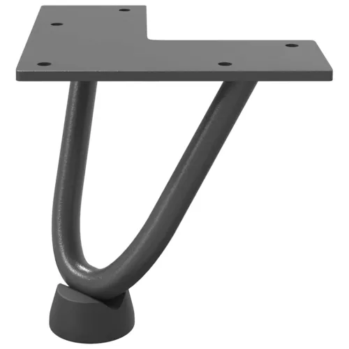 Noge s ukosnicama za stolić za kavu 4 kom. antracit 10 cm puni čelik - Antracit 10 cm 2 rods Cijena