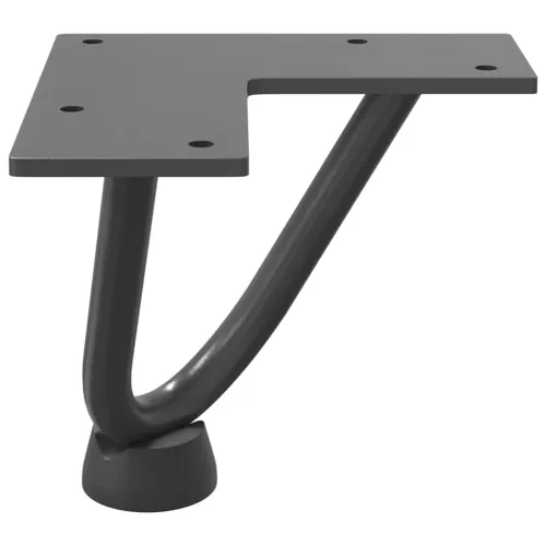 Noge s ukosnicama za stolić za kavu 4 kom. antracit 10 cm puni čelik - Antracit 10 cm 2 rods Cijena
