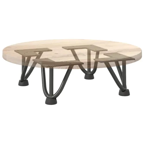 Noge s ukosnicama za stolić za kavu 4 kom. antracit 10 cm puni čelik - Antracit 10 cm 3 rods Cijena