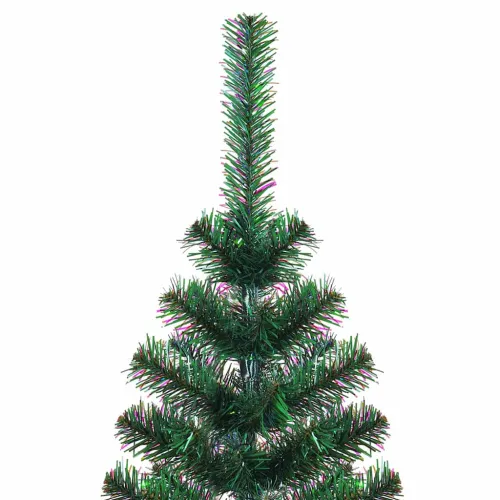 Umjetno predsvijetljeno božićno drvce Zelena 240 cm PVC i metal - 240 cm s LED-icama Cijena