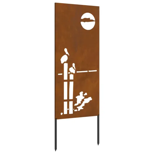 Privatnost u vrtu Rezbarija Rđa 50 x 140 cm - Otporni čelik Apstraktno 50 x 140 cm Cijena