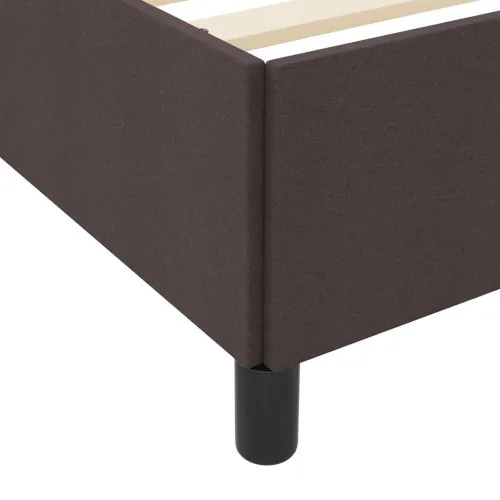 Box spring krevet Tamno smeđa 120 x 190 cm tkanina - Tamno smeđa 120 x 190 cm Cijena