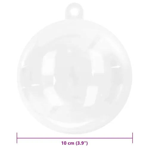 Set Božićnih Ukrasnih Kuglica 25 kom. *Transparent*an Ø 10 cm - 25 Ø 10 cm Cijena