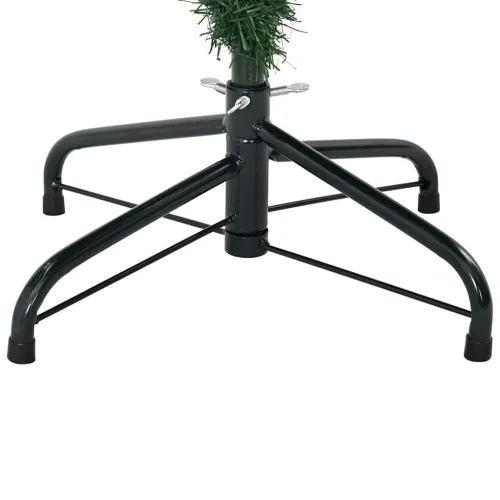 Umjetno božićno drvce Zelena 150 cm PE i PVC - 150 cm s LED-ima i srebrnim kuglicama Cijena