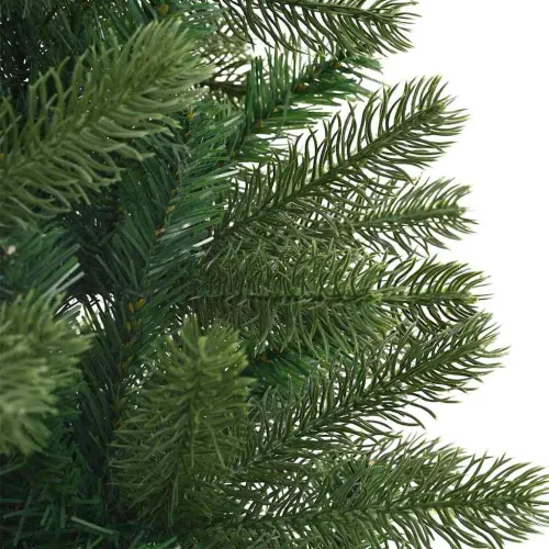 Umjetno božićno drvce Zelena 150 cm PE i PVC - 150 cm s LED-ima i plavim kuglicama Cijena